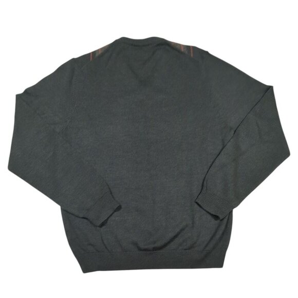 Brooks Brothers Argyle Sweater Mens Large Academia Preppy 100% Merino Wool - Picture 2 of 8